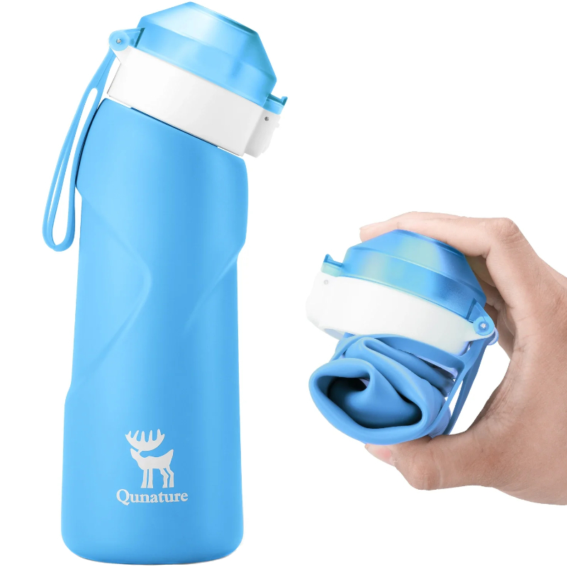 Bidon sportowy zwijany QN800BL