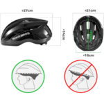 Kask rowerowy z zapięciem magnetycznym LK-79