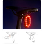 Lampka rowerowa tylna z radarem SR MINI
