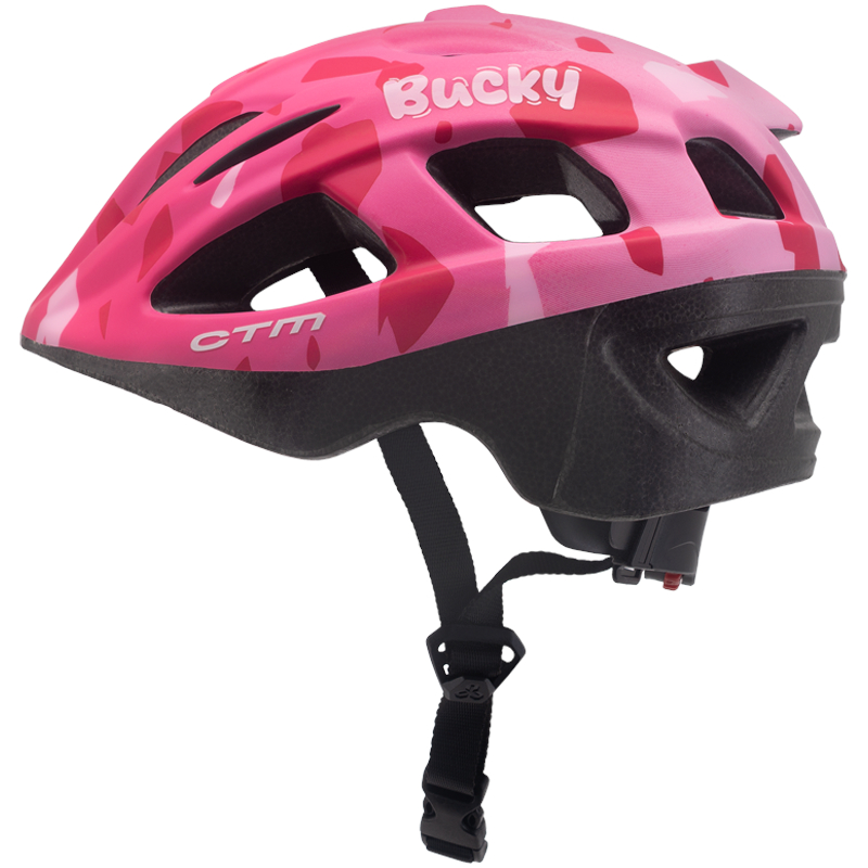Kask rowerowy dziecięcy BUCKY RÓŻOWY