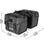 Sakwa rowerowa podwójna na bagażnik BPB0902 40L