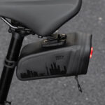 Torba rowerowa pod siodełko z lampką AS-141