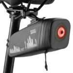 Torba rowerowa pod siodełko z lampką AS-141