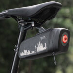 Torba rowerowa pod siodełko z lampką AS-141