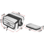 Torba rowerowa na ramę podwójna BCT0205