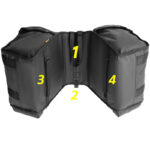 Sakwa rowerowa podwójna na bagażnik BPB090