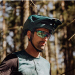 Kask rowerowy Full Face VENOM MORSKI ZIELONY MAT