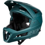 Kask rowerowy Full Face VENOM MORSKI ZIELONY MAT