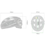 Kask rowerowy z oświetleniem LED ZK-031