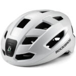 Kask rowerowy z oświetleniem LED ZK-031WH