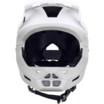 Kask rowerowy dziecięcy Full Face DROP BIAŁO-SZARY
