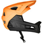 Kask rowerowy Full Face VENOM POMARAŃCZOWY MAT