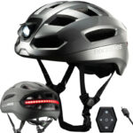 Kask rowerowy z oświetleniem LED ZK-031TT