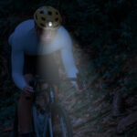 Kask rowerowy z oświetleniem LED ZK-031