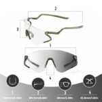 Okulary rowerowe fotochromowe SP382