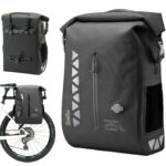 Sakwa rowerowa boczna na bagażnik TL-153BK
