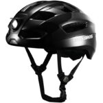Kask rowerowy z oświetleniem LED ZK-031BK