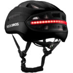Kask rowerowy z oświetleniem LED ZK-031BK