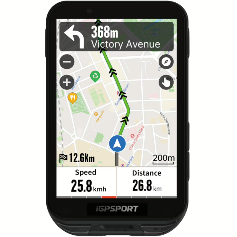 Licznik rowerowy bezprzewodowy nawigacja iGS800