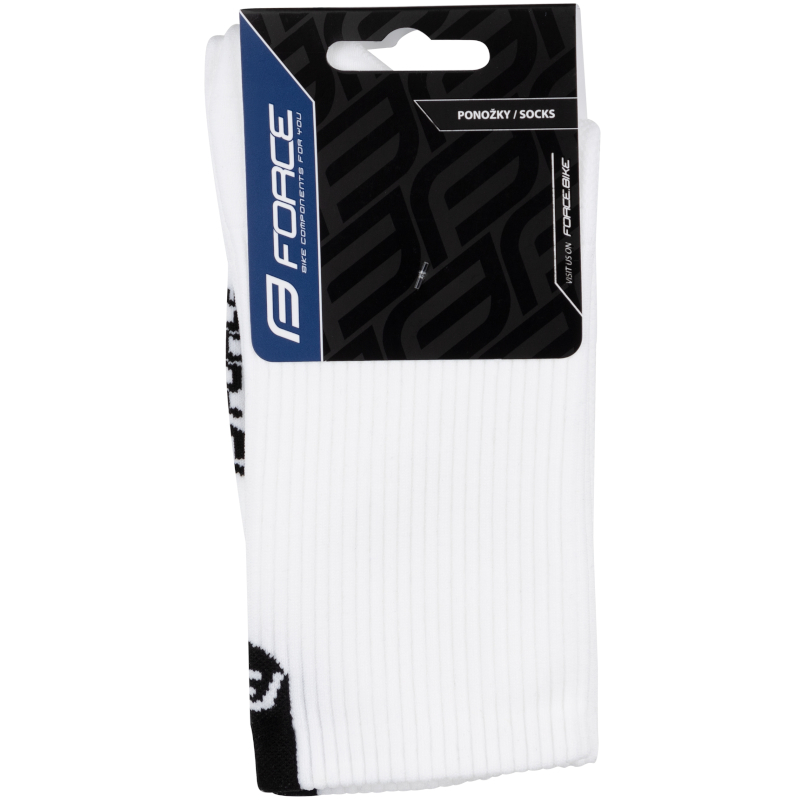 Skarpetki rowerowe LONGER SLIM WH